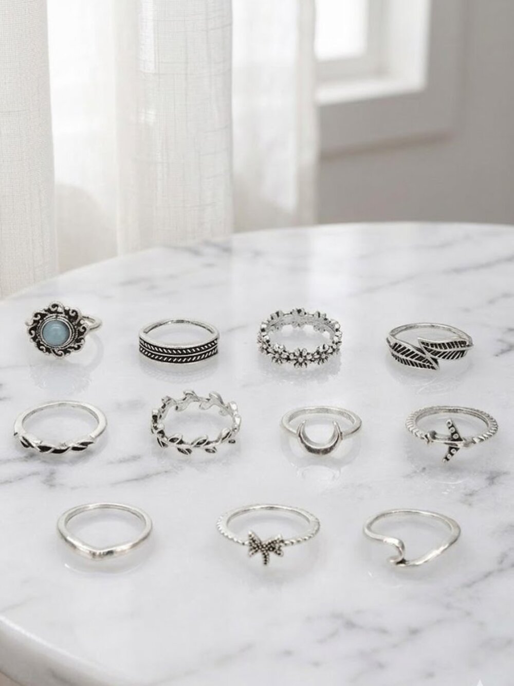 Ladies Fashion Ring Set 15$